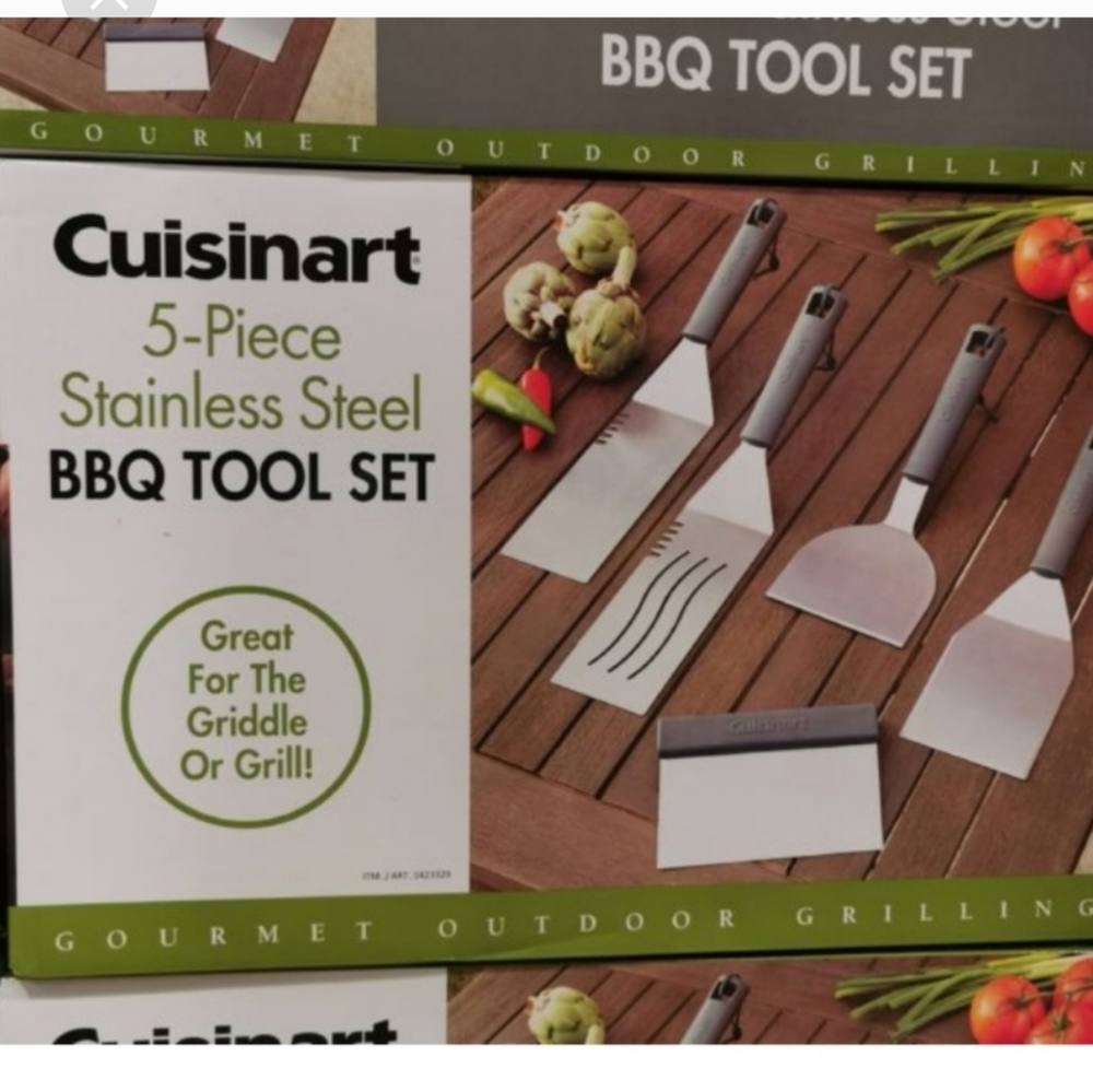 Cuisinart 5-piece Stainless Steel BBQ Tool Set
